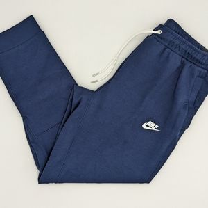 Nike Sportswear NSW Tech Fleece Cuffed Navy Joggers CU4457-410 Men's Medium